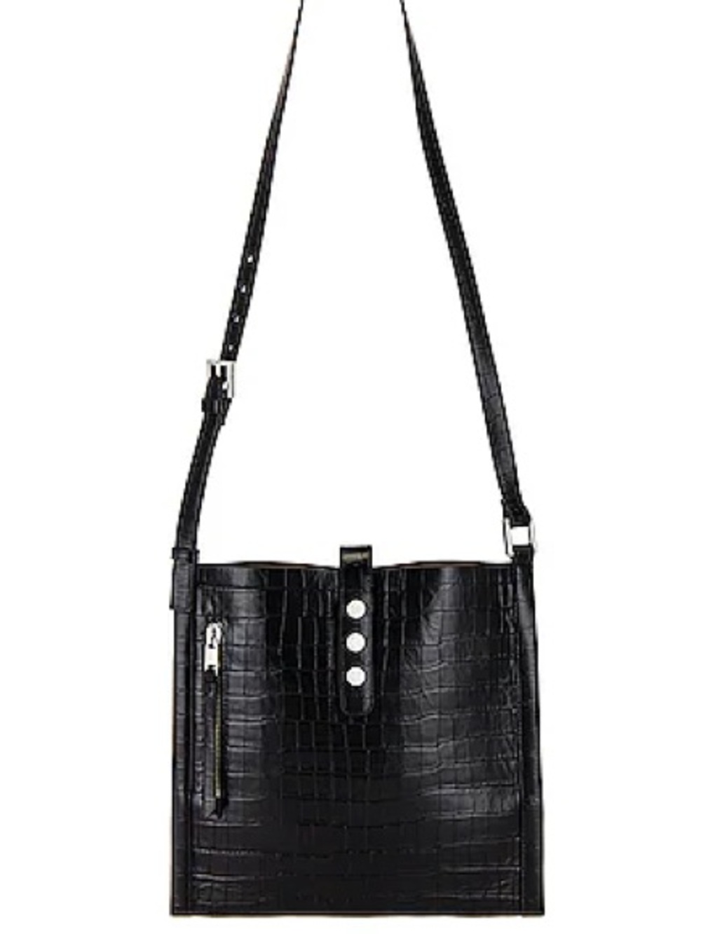 AllSaints croc crossbody bag